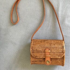 Rattan purse